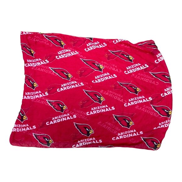 Arizona Cardinals Logo Infinity Scarf Red Lightweight Sheer NFL Tailgating Fan - Picture 3 of 8